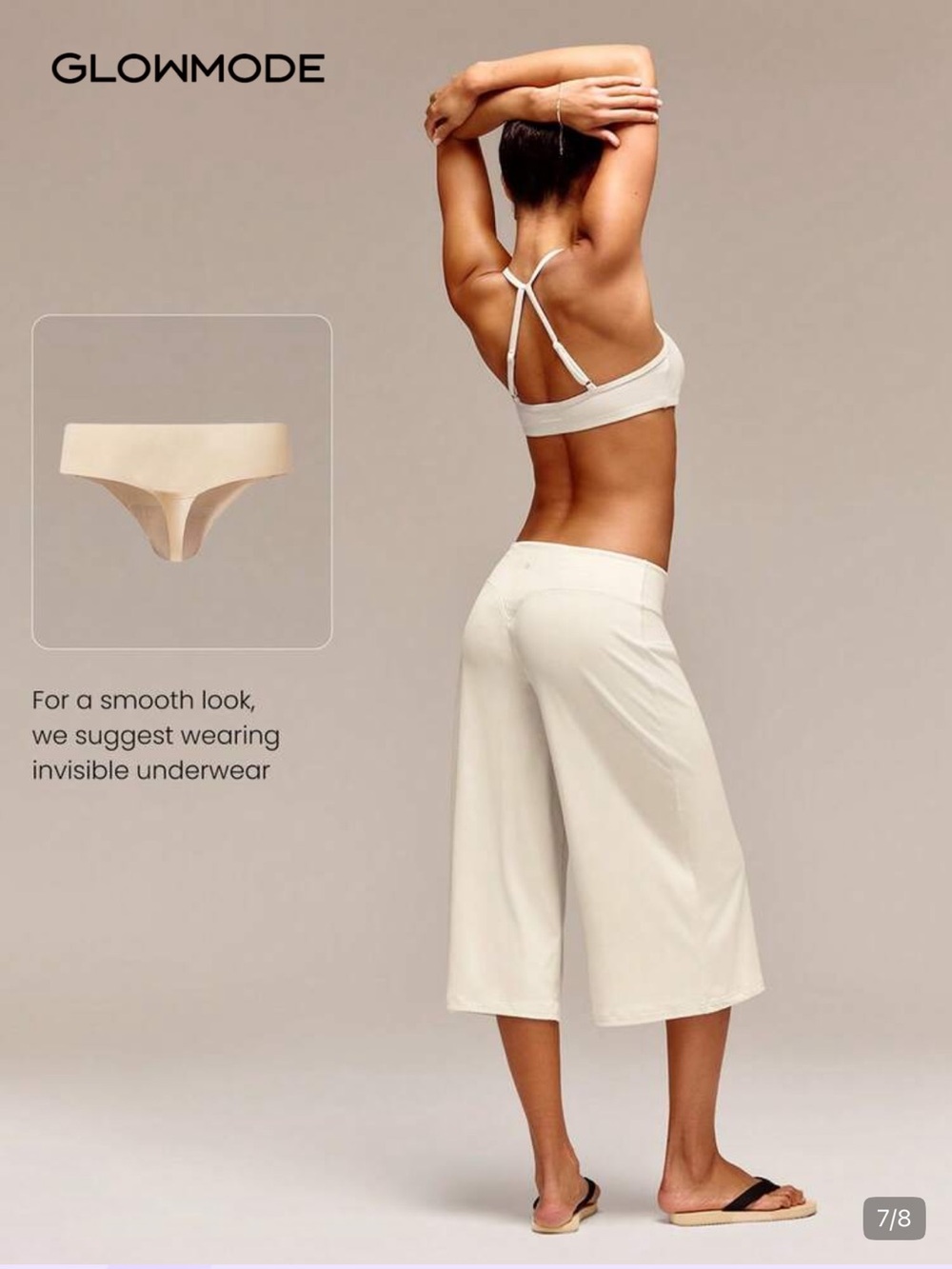 Wide-Leg Cropped capri leggings